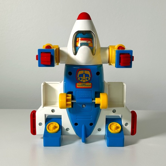 Vintage 80s Playskool Takara My First Transformer Jet-Kun Made in Japan (33Y) - Picture 1 of 7
